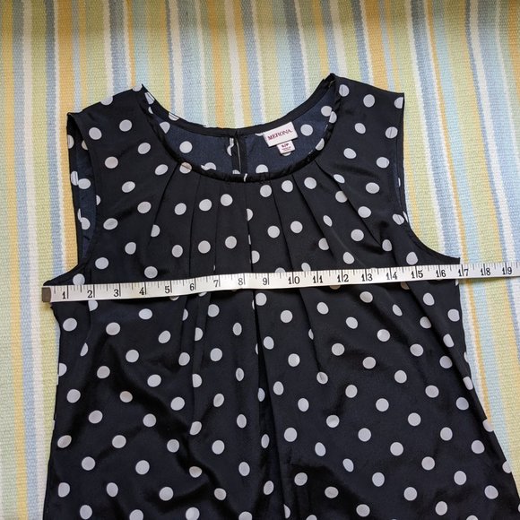 🛍️ BUNDLE ONLY • Merona black & white polka dot blouse Small - Picture 10 of 14